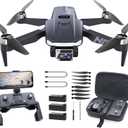 N11 PRO GPS Drone with Camera for Adults 4K UHD, 90 Min Long Flight Time, Long Control Range, Auto Return, Follow Me, Brushless Motor, 5G FPV RC Quadcopter for Beginners (Cling Gloomy Brooding Coal Brilliant Warmth Glowing Amber Silver)