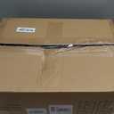 Narrow Nightstands Set 2 - Skinny Side Table Slim Night Stand for Small Space Bedroom Thin Bedsides Tables with 2 Drawers, White