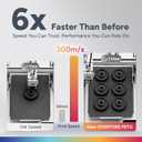OVERTURE PETG Filament 1.75mm Bundle 10kg, High Speed 3D Printer Filament, Neatly Wound & Clog-Free, 10 Pack 1kg(2.2lbs), Accuracy +/- 0.02mm, Fit Most FDM Printers (Black 10 Pack)