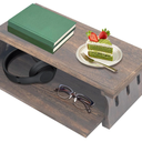 Foldable Altar Table, Retro Wood 2 Tier Desk Lap Desk Floor Meditation Table for Spiritual Altar Prayer Reading Tea