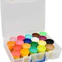 Case for Play-Doh Modeling Compound 20-Pack Case of Colors 3-Ounce Cans,Storage Box Organizer Container Holds 32-Pack of 1-Ounce Modeling Compound for Kid Party Favors(Box Only)
