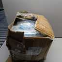 40LBS Shredded Memory Foam Filling Bean Bag Filler, Added Gel Particles Comfortable and Soft,Very Suitable for Filling Bean Bags, Pillows,Dog beds, Couch Cushion (Blue White)