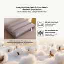 Side Sleeper Cervical Neck Support Pillow, Down Alternative Hotel Quality, Queen