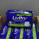 LivDry M Overnight Adult Diapers for Women and Men, Incontinence Underwear, Medium, 68-Pack