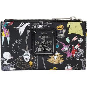 Loungefly Disney Nightmare Before Christmas Character Print Bi-Fold Wallet