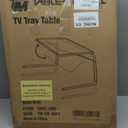 Table-Mate TV Tray Table | Portable Desk Folding Dinner Tray, Couch Table Trays for Eating Snack Food, Portable Laptop Desk, Bed Trays for Eating | Adjustable TV Trays with 3 Angles and Cup Holder, 20"D x 25"W x 30"H