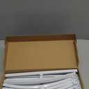 Wokceer Wedding Arch Backdrop Stand 7.2 FT White Metal Chiara Backdrop Stand for Wedding Ceremony Photo Booth Outdoor Indoor Birthday Party Garden Floral Balloon Arch Decoration