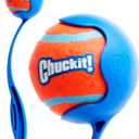 Chuckit! Dog Ball Launcher - Sport 12" with Medium (2.5"), Dog Fetch Ball Thrower, For Dogs 20-60 Pounds, Made in USA (12in)