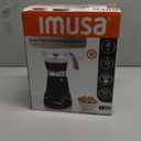 Imusa 6 or 3 Cup Electric Espresso Maker Black Coffee Machine for Cuban Coffee, Moka and Espresso Drinks