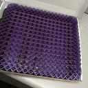 Purple Royal Seat Cushion, Portable 2 Inch Gel Seat Cushion, GelFlex Grid
Handles for Car, Office Chair, Stadium - Pressure-Reducing for Hard Seats, Temperature-Neutral, No-Slip - Made in USA