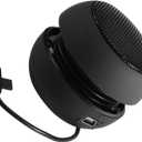 Mini Portable 3.5mm Speaker Strong Built-in Battery for Mobile Phones MP3 PC Laptop (Black)