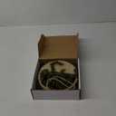 Floweroyal 2pcs Artificial Succulents Hanging Plants 12.2'' Fake String of Pearls in Pot with 8.3'' Lanyard for Indoor Outdoor Wall Decor, Wood Color