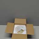 Vintage Glass Jewelry Box - Hexagon Gold Glass Box Keepsake Box for Storage Ring Earring Trinket, Jewelry Organizer and Decorative Box Gift for Women and Girls-Large