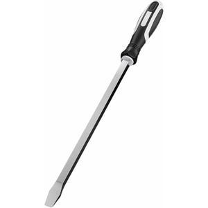 22-5/32" Demolition Screwdriver,12mm Large Demo Flathead/Slotted Screwdriver Heavy Duty, Long Straight Head Pry Bar with Square Shank for Car Repair