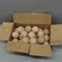 SENJEOK 24 Pack 2 Inch Wood Balls, 5cm Unfinished Wooden Balls Hardwood Craft Sphere for DIY Projects