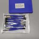 Upgrade Version Magnetic Eye Glass Repairing Kit, Eyeglass Repair Tool Kit with Compact Screw Box Include Nose Pads, Precision Screwdriver Set, Screws, Tweezer for Eyeglass, Sunglass, Spectacles Watch