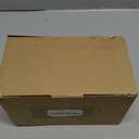 Mfacoy 2 PACK Glass Coffee Mugs with Handle & Spoon, 12 OZ Glass Coffee Cups with Bamboo Lid, Ribbed Glass Cups, Clear Tea Cup for Hot/Cold Beverages, Glassware Set for Americano, Latte, Cappuccino