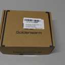 goldenwarm 10 Pack Cabinet Handles Matte Black Cabinet Pulls 3 Inch Hole Center Drawer Pulls Modern Bar Dresser Handles for Bathroom Kitchen Bedroom, Zinc Alloy