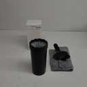 Professional 7 in 1 Dog Paw Cleaner for Dogs & Cats - Includes 1 Portable Paw Washer, 1 Bath Brush, 2 Dog Toothbrushes and 3 Absorbent Towels Note: Fits Paws 2.5 to 3.5 Inches Wide (Large, Black)