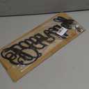 Food Storage Room Sign Laundry Room Sign (2 Pcs) Black Metal Wall Decorations, Suitable For Homes, Restaurants, Cafes, Stores, Kitchens, Farmhouses, Laundry Rooms. 14.5'' X 6''(Matte Black)