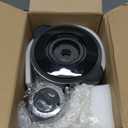 GANIZA Food Processors, Electric Food Chopper with Meat Grinder & Vegetable Chopper - 2 Bowls (8 Cup+8 Cup) with Powerful 450W Copper Motor - Includes 2 Sets of Bi-Level Blades for Fruits/Meat/Nuts (Black)