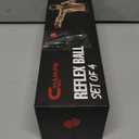 Champs MMA Boxing Reflex Ball Set with Punch Counter App | 4 Balls with Varying Weights, Headband & 4 Spare Strings to Improve Speed, Hand Eye Coordination Training | Boxing Equipment, MMA Gear Gift