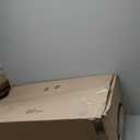 VASAGLE Slim Storage Cabinet, Narrow Storage Organizer with Slide Out Drawers, Freestanding Toilet Paper Holder, Small Space Skinny Cabinet for Bathroom Kitchen Corner, Cloud White UBBC847P31