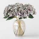 5Pcs Purplish Blue Hydrangea Artificial Flowers, 20.5in Faux Silk Hydrangea Flower, Realistic Fake Hydrangea with Stems for Spring Mother's Day Easter Wedding Party Decor (Purplish Blue,5Pcs)