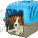 MidWest Homes for Pets Spree Travel Pet Carrier, Dog Carrier Features Easy Assembly and Not The Tedious Nut & Bolt Assembly of Competitors, Blue, 24-Inch Small Dog Breeds (1424SPB) (24 Inch (Pack of 1))