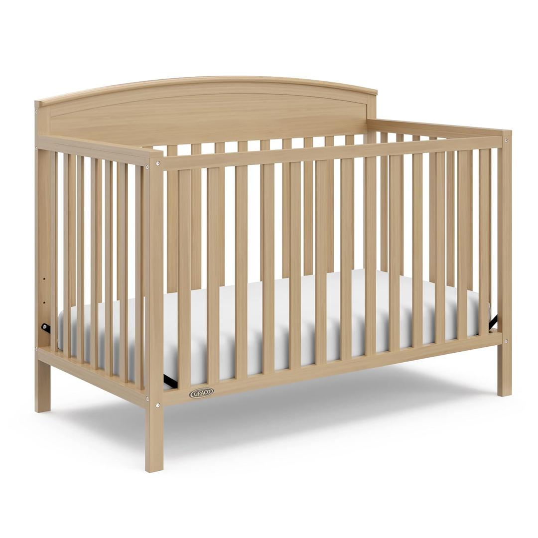 Graco Benton 5-in-1 Convertible Crib GREENGUARD Gold Certified, Converts from Baby Crib to Toddler Bed, Daybed and Full-Size Bed, Fits Standard Full-Size Crib Mattress (Driftwood)