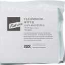 AAWipes Cleanroom Cloth Wipes 6"x6" (Bag of 150 Pcs) Double Knit 100% Polyester Wipers Lint Free Cloths with Ultra-fine Filaments, Laser Sealed Edge, Class 100 Cloths, Ultra-soft Wipes