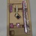 Panasonic Womens Facial Hair Remover and Eyebrow Trimmer with Pivoting Head, Includes 2 Gentle Blades for Brow and Face and 2 Eyebrow Trim Attachments, Battery-Operated  ES2113PC (5 Piece Set, Pink)