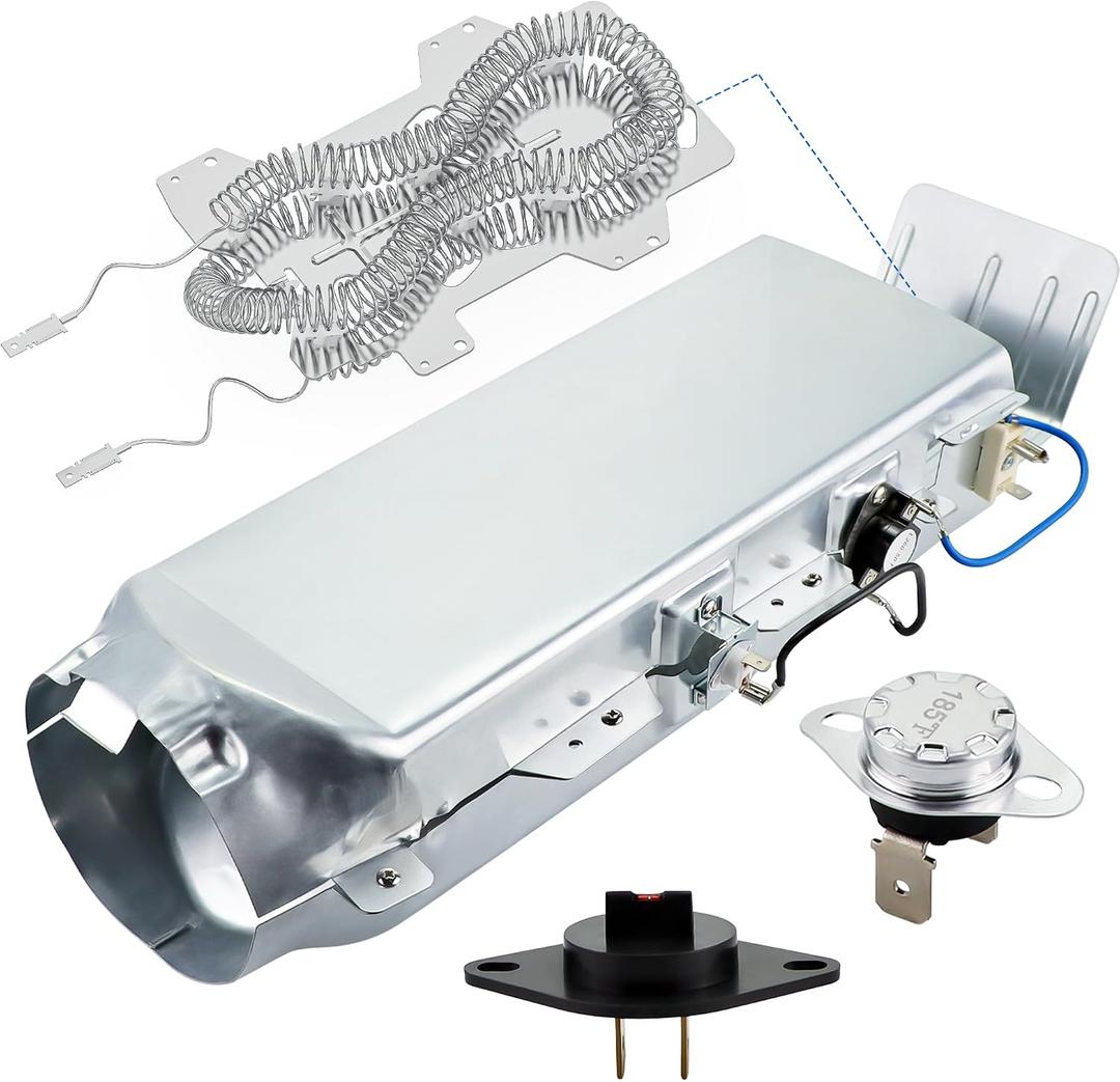 Upgraded DC97-14486A Dryer Heating Element Compatible with Samsung DV40J3000EW/A2 DV42H5000EW/A3 DV45H7000EW/A2 DVE50M7450W/A3 DV42H5200EW/A3 DV48H7400EW/A2 by AMI PARTS