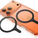 ESR for MagSafe Sticker, MagSafe Ring, 2 Pack Metal Ring for Phone case, Universal Wireless Charger Conversion Kit for iPhone 17/17e/16/16e/15/14/13/12/11, Samsung Galaxy, Google Pixel 10, Black