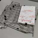 24" x 12" Stainless Steel Sink Protector - Large Sink Rack for Bottom of Sink Kitchen Grid Centered Drain