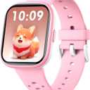 Kids Smart Watch for Girls Boys,IP68 Waterproof Kids Fitness Tracker Watch with 1.83" Face,Heart Rate Sleep Monitor,19 Sport Modes,Puzzle Games with APP,Great Gifts for Teens 6+ (Pink)