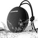 Monster 15W Bluetooth Speaker, IPX8 Shower Speaker Waterproof, Bluetooth 5.4 with Loud HD Sound and Robust Bass, Extra Long Playtime Punchy, for Home, Beaches Portable Wireless Outdoor Speakers
