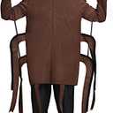 Adult Cockroach Costume Men Scary Cockroach Tunic For Halloween Costumes Adult (Brown, One Size)