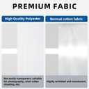 White Photo Backdrop for Photography Photoshoot Background, 5x10FT