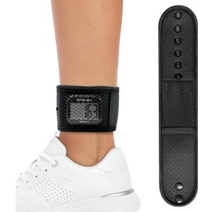 Ankle Straps for Fitness Trackers, Soft Adjustment Pedometer Ankle Band Compatible with Fitbit, Breathable Mesh Sports Ankle Strap for Men and Women (13")