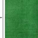 Garland Rug Artificial Grass 5 Ft. X 7 Ft. Large Indoor/Outdoor Area Rug Green -Lush Green, Durable, and Low-Maintenance for Patios, Lawns, and More