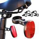 DDJ [Upgraded for Air Tag Bike Mount Hidden, Waterproof Bike for Airtag Holder, Bike Reflectors GPS Tracker Anti-Theft Bicycle Seatpost Mount for Air Tag, for Electric Bike Scooter, Mountain Bikes