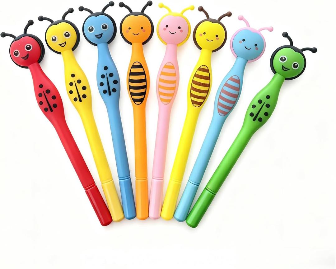 8 pcs Bee Pens Inspirational Bee Pen bee themed party favors for Bee Enthusiasts, Employees, Colleagues, Students And Holiday gifts