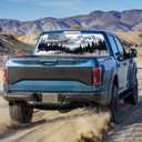 Rear Window Decals for Trucks Flag Mountain Pattern Printing Back Glass Stickers for Trucks Fit Most Pickup Trucks,Car Decal Vinyl Truck Rear Windshield Decal Pattern 15, 66 in x 20 in