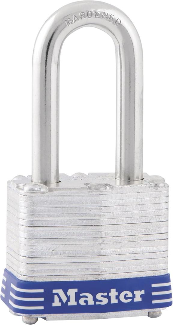 Master Lock 3DLF 1-1/2" No. 3 Long Shackle Laminated Padlock