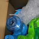 JOYIN 2 Kids Bubble Gun with 2 Bottles Refill Solution, Bubble Machine Gun for Toddlers 1-3 Kids 4-8, Party Favors, Summer Toy, Outdoors, Easter, Birthday Gift (Blue+green)