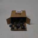 Chunful 32 Pcs Chair Leg Floor Protectors TPE Classroom Chairs & Desks Leg Covers with Quiet Felt Sliders Prevent Floor Scuffs & Scratches Desks Foot Caps Pads Teacher Classroom Supplies (Black)