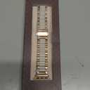 Wearlizer Compatible with Apple Watch Band 38/40/41/42mm Fashion Wristband Women, Stainless Steel + Resin Metal Replacement for iWatch Series 11 10 9 8 7 6 5 4 3 SE/Ultra 3 2 1-RoseGold+Starlight