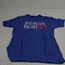 Reagan Bush '84 | Vintage Style Conservative Republican GOP Unisex T-Shirt (Medium, Heather Royal Blue)
