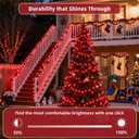 240FT Valentine Lights Outdoor, 750 LED Valentine Decoration Lights with 12 Modes & Timer Memory, Dimmable Plug in Waterproof Xmas Light for Yard Trees Wedding Party Holiday Valentine Decor